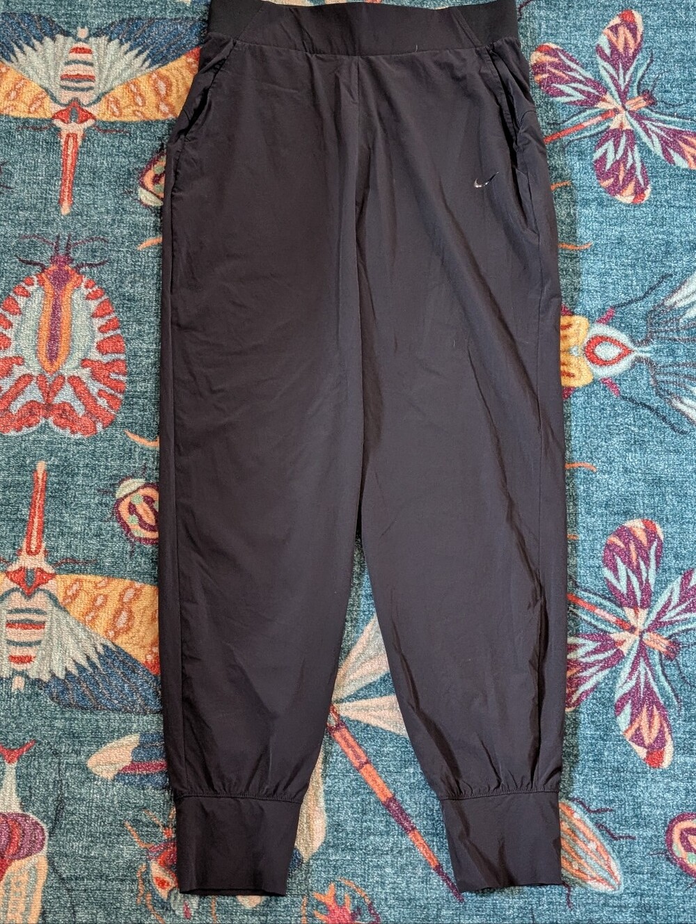 Nike Dri-FIT Black Pull On Athletic Joggers Size Medium